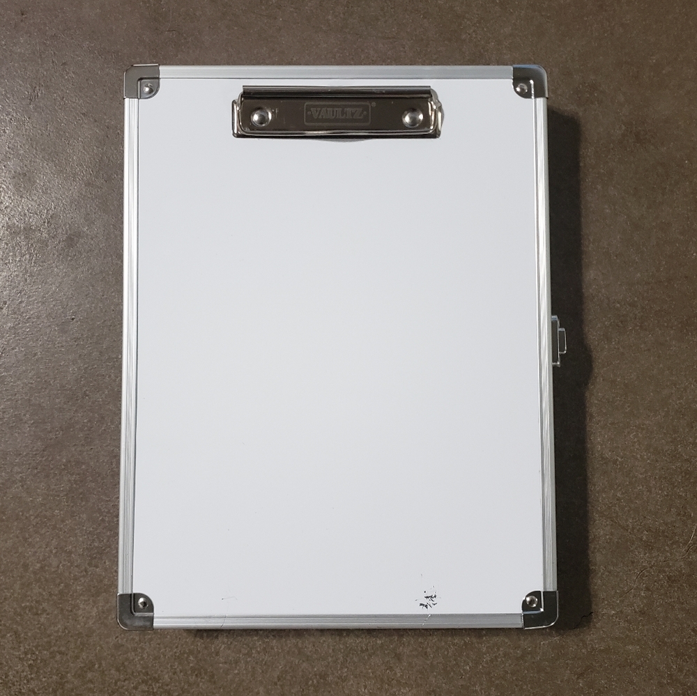 Whiteboard | VAULTZ | Locking Storage Clipboard